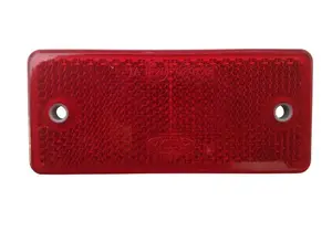 NENURODYTA_V 370200CR Rectangular Screw-Mounted Reflector Red