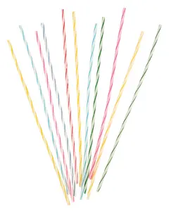Amscan 550222 Cake Candles and Sparklers, 18 cm, Multicolour, 24 Pieces