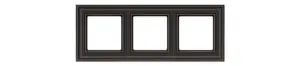 LIREGUS K14-345-03.R/ON31 Triple Frame for Electrical Accessories