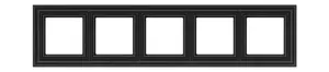 LIREGUS K14-345-05.R/ON59 5-Gang Frame