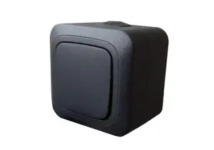 LIREGUS HERMI PJ1.10-008 Single Pole Switch, Black