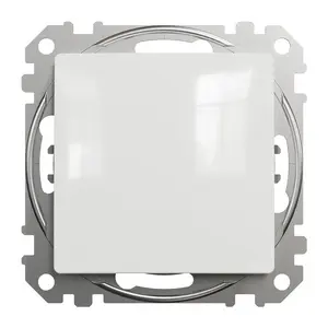 Schneider SDD111101 Single Pole Switch, White