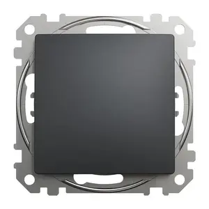 Schneider Sedna Design 1-gang switch, anthracite