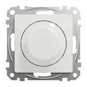 Schneider SDD111502 Rotary Dimmer, White
