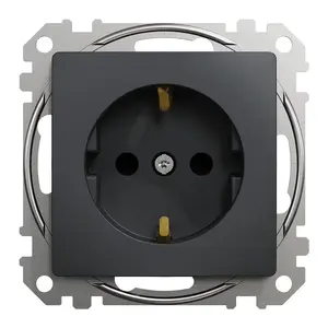 Schneider Sedna Design & Elements Socket, Anthracite