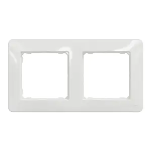 Schneider SDD311802 2-Gang Frame, White