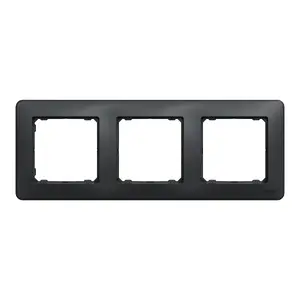 Schneider Sedna Design & Elements 3-Gang Frame, Anthracite