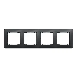 Schneider Sedna Design & Elements 4-Gang Frame, Anthracite