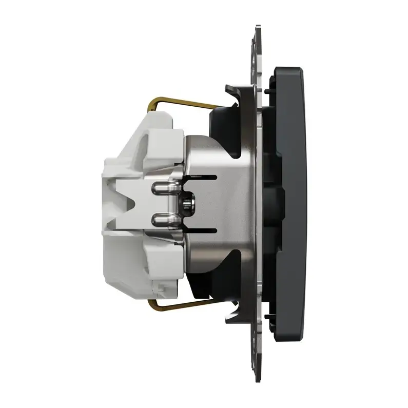 Schneider Sedna Side Earth Socket Anthracite Photo 2
