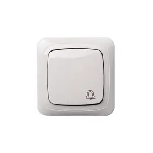 LIREGUS Doorbell Switch, White, IESJ-10-001A/B
