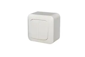 LIREGUS PJ5 10-012 Series 1+1 Switch, White