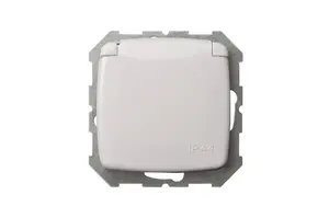 LIREGUS IKL-16-008-01A/B Under-Cabinet Power Socket, IP44, White