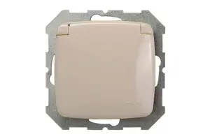LIREGUS IKL-16-008-01A/S Power Socket Under-Cabinet Anode Sand IP44