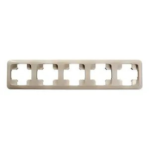 LIREGUS K14-135-05 5-Gang Decorative Frame, Sand