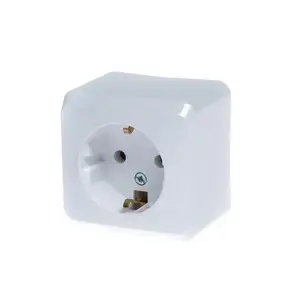 Schneider WDE001080 Single Socket Outlet, White