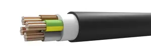 Силовой кабель TT_CABLE N2XH-J 5x4 RE, безгалогенный, барабан 500 м