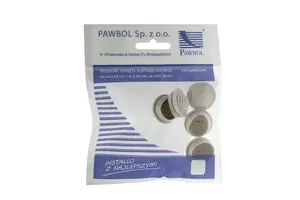 PAWBOL D.3410-5 Rubber Cable Gland 20.5mm Grey, 5-Pack