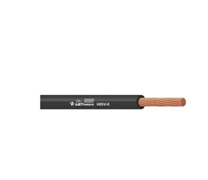 Lietkabelis H05V-K Single Core Installation Wire, 1 x 0.75 mm², Black