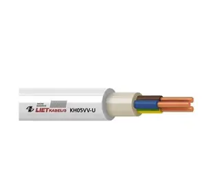 Lietkabelis KH05VV-U/NYM Installation Cable, 5 x 6 mm², White