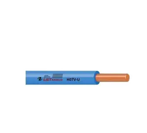 Lietkabelis H07V-U instalācijas vads, 1 x 6 mm², zils