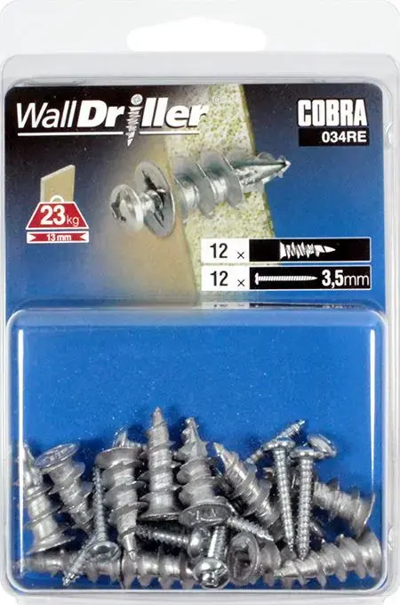 Cobra GKP Drywall Anchor 3.5x22 mm Photo 2