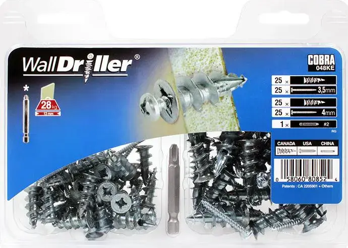 Анкер для гипсокартона Cobra GKP 4x25 - 25 штук Photo 2