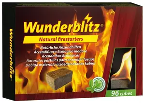 Разжигатель для огня WUNDERBLITZ Brown, 96 штук