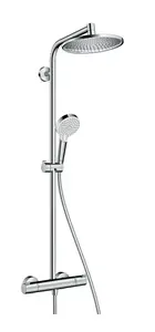Душевая система Hansgrohe Crometta S с двумя лейками, настенный монтаж, хром