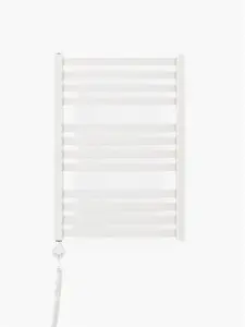 TERMA D01 Electric Towel Dryer, Left-Handed, White