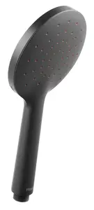 Ferro Phila S175BL Shower Head, 120 mm, Black