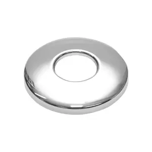 TYCNER 878/SEN Chrome Rosette for 32mm Pipe, 80mm Diameter, 10mm Height