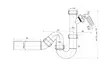 ANI PLAST DY1025EU Washbasin Siphon Photo 2