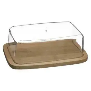 FIVE S SMART Bamboo Butter Dish