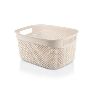 UCSAN Drop Design Basket 6.6L Cream