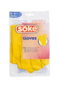 Soke Goves Protective Gloves, Yellow, Size S