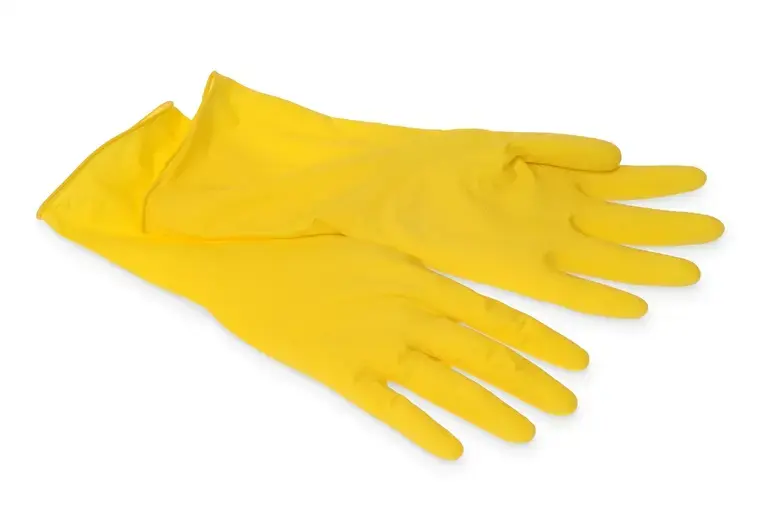 Soke Goves Protective Gloves, Yellow, Size L Photo 2