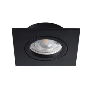 Kanlux DALLA DTL-B Surface-Mounted Spotlight, Black
