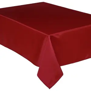Скатерть JJA Atmosphera 103900G с грязеотталкивающим покрытием 140x240 см, красная