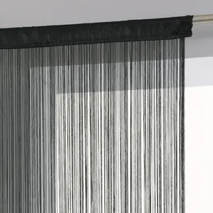 Atmosphera 103860J diegu aizkars melns 90x200 cm
