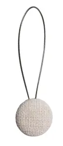 UNIGLOB Decorative Tie-Back No. 93, White