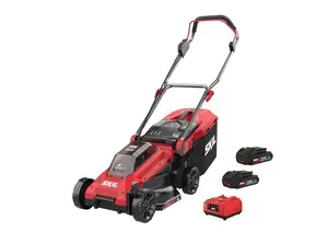Аккумуляторная бесщеточная газонокосилка Skil Red GM1E0130BA 34 см