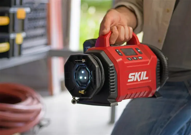 Аккумуляторный компрессор Skil Red 3153CA 20В Photo 2