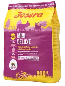 JOSERA MiniDeluxe Grain-Free Dry Dog Food for Small Breeds 900g