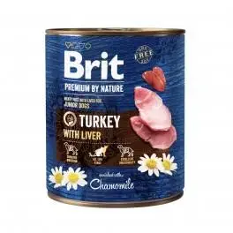 Консервы для собак Brit Premium с печенью 800 г Photo 2