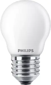 Philips LED Classic P45 Bulb, 4.3W, E27, 470 lm, 2700K Warm White
