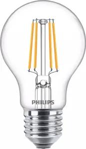 Philips LED Classic Filament Bulb A60 E27 4.3W 470lm 2700K Warm White