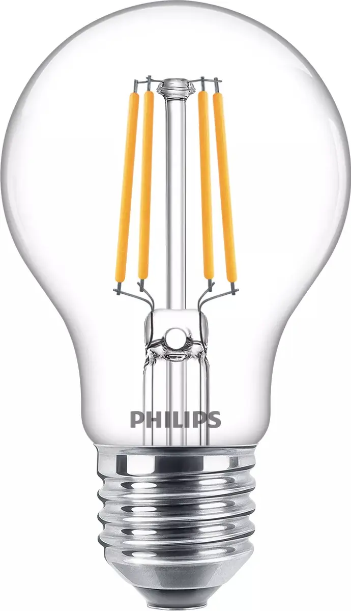 Philips Kvēldiega LED spuldze Caurspīdīga 4