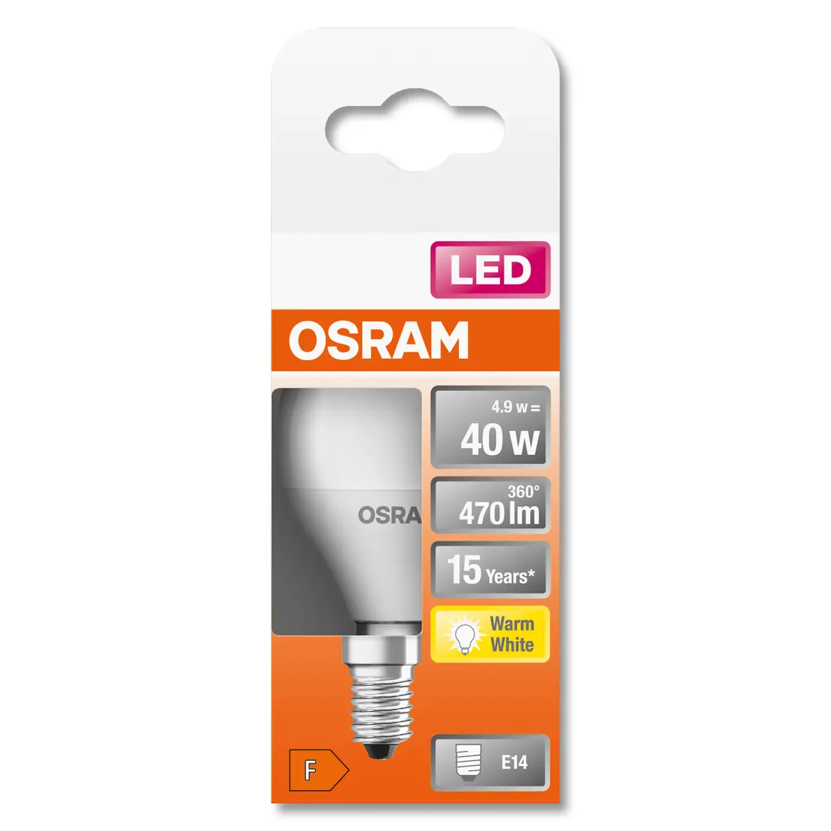 Osram STAR LED spuldze 5W E14 2700K Photo 5