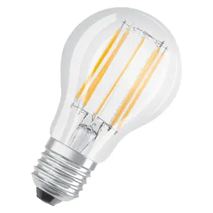 Osram STAR LED Bulb, 11W, E27, 1521 lm, 2700K Warm White, Dimmable