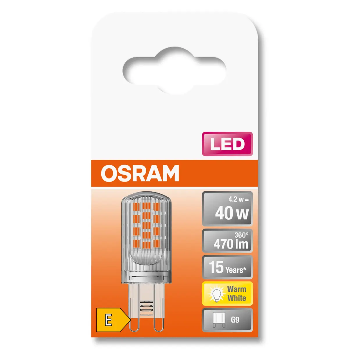 Светодиодная лампа Osram STAR G9 4.2Вт 2700К Photo 8